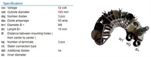Diyot Tablası 12v Hyundai Accent Era Vw | Transpo Mer523