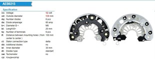 Diyot Tablası Chevrolet Ford Dodge Jeep | Bosch F00m133259