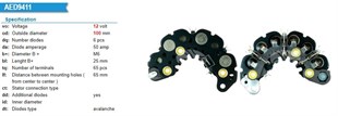 Diyot Tablası Daewoo Matıs Chevrolet Spark Chevrolet Kalos İkaz Diyotlu | Genon Gndd501a