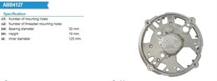 Alternatör Arka Kapak Mercedes Man Leylan Kamyon Daf Iveco Bosch Tip | Ith Xdk360