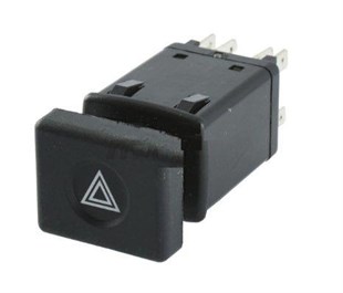 Dörtlü Flaşör Anahtarı R9-r11 Ak-es | Hellux Prm600011