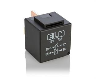 Mini Röle 12v 70ah Güç Rölesi 4fişli | Elo 720170102