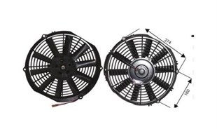 Fan Motoru 12v 11 Pervaneli Emici | Ith Rfm1100