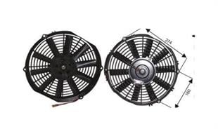 Fan Motoru 12V 11İNÇ Pervaneli Emici | MARTEK RFM1100