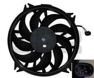 Fan Motoru 12v Peugeot Partner Berlıngo Xsara Sgr59593 | Sgr 59593