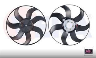 Fan Motoru 12v Seat Cordoba Ibıza Iv V Fabia Roomster Vw Polo 300w 390mm | Mga 83190