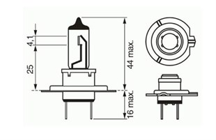 Far Ampulü 24v 70w H7 1987302471 | Bosch 1987302471