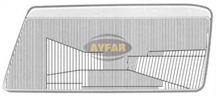 Far Camı Sağ Opel Vectra 1988-1992 | Ayfar C11444