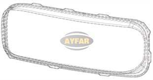 Far Camı Sol Mercedes Atego Düz Cam Mercedes Atego | Ayfar C11598