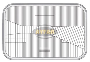 Far Camı Volvo F10 F12 Fh10 Fh12 Fh16 | Ayfar C11523