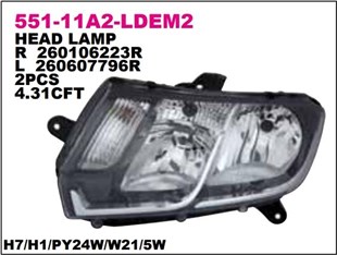 Far Renault Clio Symbol 2013- Elektrikli Sol----551-11a2l | Depo 55111a2lldem2