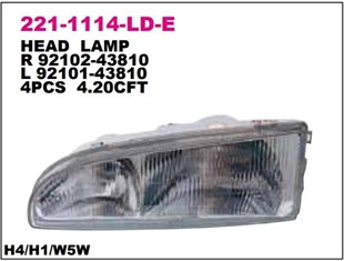 Far H100 Ön Ym.97.02 Sol 221-1114l 9210243840 | Depo 2211114llde