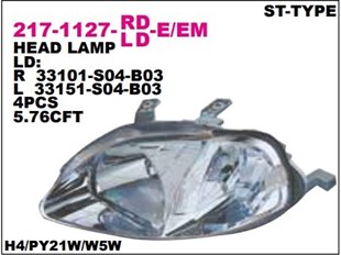 Far Honda Cıvıc 98- Sol 217-1127l | Depo 2171127llde