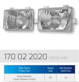 Far Serçe -reflektör--------------------ayg-2020 | Aygersan 170022020
