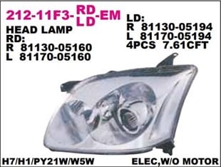 Far Toyota Avensis 03- Elektrikli Sol---212-11f3l | Depo 21211f3lldem