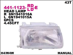 Far Vw Polo 95-98 Sağ  441-1123r | Depo 4411123rlde