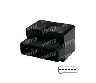 Sinyal Flaşör 12v 6fiş Honda Accord Crv 01-06 | Vertex Vf1184
