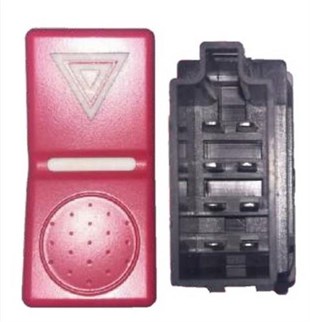 Flaşör Anahtarı Dörtlü Anahtar Ford Cargo 2008->8p Aem 5340 (r)-aem 53540-vr An0993-6c4613a350 | Vertex An0993