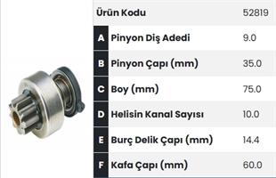Marş Dişlisi 9diş New Holland-ford Traktör |