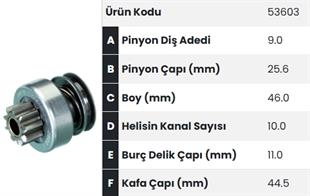 Marş Dişlisi 9diş Opel Corsa Doblo Palio Fm53603 |