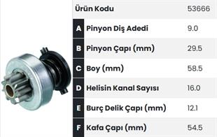 Marş Dişlisi 9diş Peugeot Cıtroen Ducato Fm53666 |