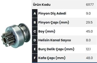 Marş Dişlisi 9diş Hyundai Accent |