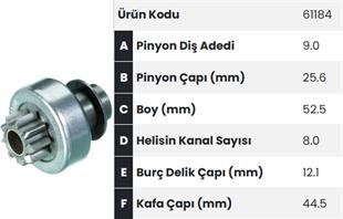 Marş Dişlisi 9diş Mitsubıshı |