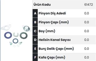 Marş Dişlisi Montaj Tm Tk Küçük Hyundaı Mıts |