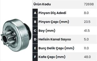 Marş Dişlisi 8diş Clio Celta Gm Benzinli |