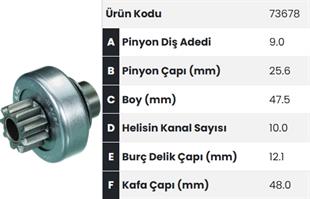 Marş Dişlisi 9diş Brawa Marea  Bravo Brava |