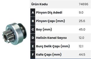 Marş Dişlisi 9diş Daewoo Opel Suzuki |