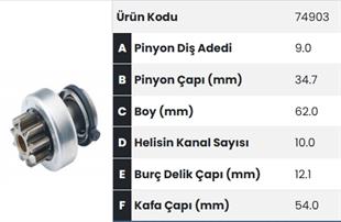 Marş Dişlisi 9diş Atlas Copco 218 Şap Makinası |