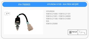 Fren Müşürü Hyundai Accent Elentra-kn-401 Kia Kıa | Klf Fh700005