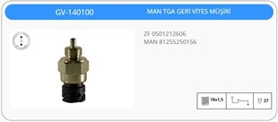 Geri Vites Müşürü Tga Man Zf 051212606 | Klf Gv140100