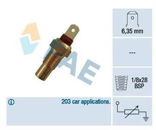Hararet Müşürü Hyundai Accent 94-00 Kia Besta Mazda E2200 95- Pregio 04- Frontera | Fae 31570