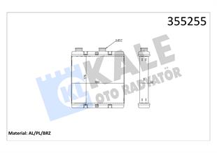 Kalorifer Radyatörü Honda Cıvıc Vııı | Kale 355255