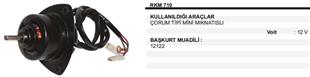 Kalorifer Motoru 12V Çorum Mini Mıknatıslı PERVANESİ-FR356 | REMARK RKM710