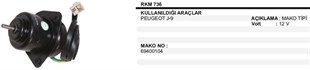 Kalorifer Motoru 12v J9 K736 53104 | Ith Km736