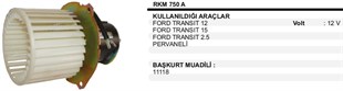 Kalorifer Motoru 12v Pervaneli T15-t12-transit Ford Transit Transıt T12-t15 92-01 | Ith Km750a