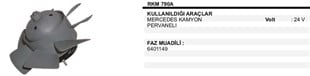 Kalorifer Motoru 24v Pervaneli Mercedes Kamyon 2517 2521 K790a | Ith Km790a