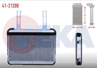 Kalorifer Radyatörü H100 Kamyonet Kıa Bongo Hyundaı H100 Kamyonet Düz Borulu | Orıs Khy016026
