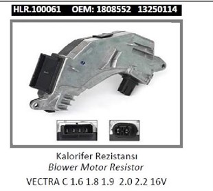 Kalorifer Rezistansı Opel Vectra C | Hellux Hlr100061