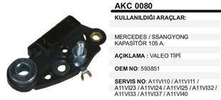 Kapasitör 105ah Mercedes Ssanyong Cıtroen Peugeot Pejo Valeotipakc080 | Remark Akc0080