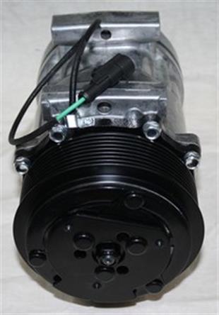 Klima Kompresör 12v 8pk 7h15 Arkadan Çıkış İveco Biçer Döver Iveco Sanden8124 Sd8124 Newholland 2855456 Bloktan Bağlantı | Wutse 42010331