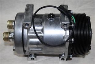 Klima Kompresör 12v 8pk 7h15 Arkadan Çıkış İveco Biçer Döver Iveco Sanden8124 Sd8124 Newholland 2855456 Bloktan Bağlantı | Wutse 42010331