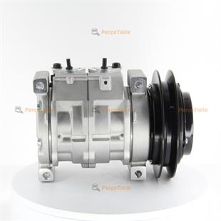 Klima Kompresör 24v 1pk V Kayış Kawasaki Komatsu Hıtachı İş Makinesi 10s13c Ortadan Çıkıs Kuçuk Gövde | Lidpart K4472801730