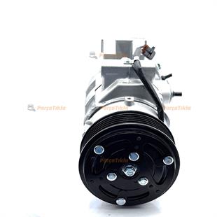 Klima Kompresörü 12v 6pk 100mm Fıat Doblo 1,3 Multijet Panda Punto Albea ( Soket Kablo Aktarılınca Toyota Corollaya Uyar ) | Lidpart Kdcp09003