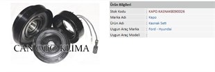 Klima Kompresör Kasnak Seti 6pk 132mm Ford Hyundai Kia | Kapo Kasnak8090026