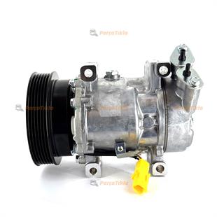 Klima Kompresör 6pk Renault Clio 1,5 Kango Vgn Kapak Çıkışlar Geniş Fluance Olur Clio 3 Kango 1,5 Dcı Nissan Note | Lidpart K1918e