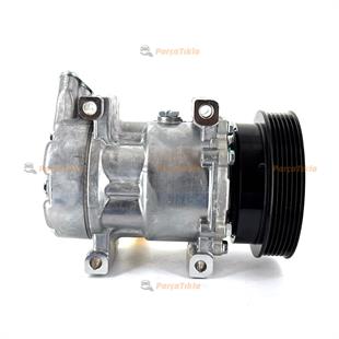 Klima Kompresör 6pk Renault Clio 1,5 Kango Vgn Kapak Çıkışlar Geniş Fluance Olur Clio 3 Kango 1,5 Dcı Nissan Note | Lidpart K1918e
